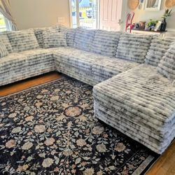Brand New Artisan 3pc Silver Fox Corduroy XL RAF Sectionals! 🔥(TAX INCLUDED) (3 colors in stock! 