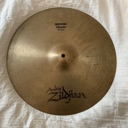 Zildjian A 16” Crash Cymbal. Sounds really good with no cracks. Pickup @ Kempsville library in Virginia Beach or Bingo City in Yorktown