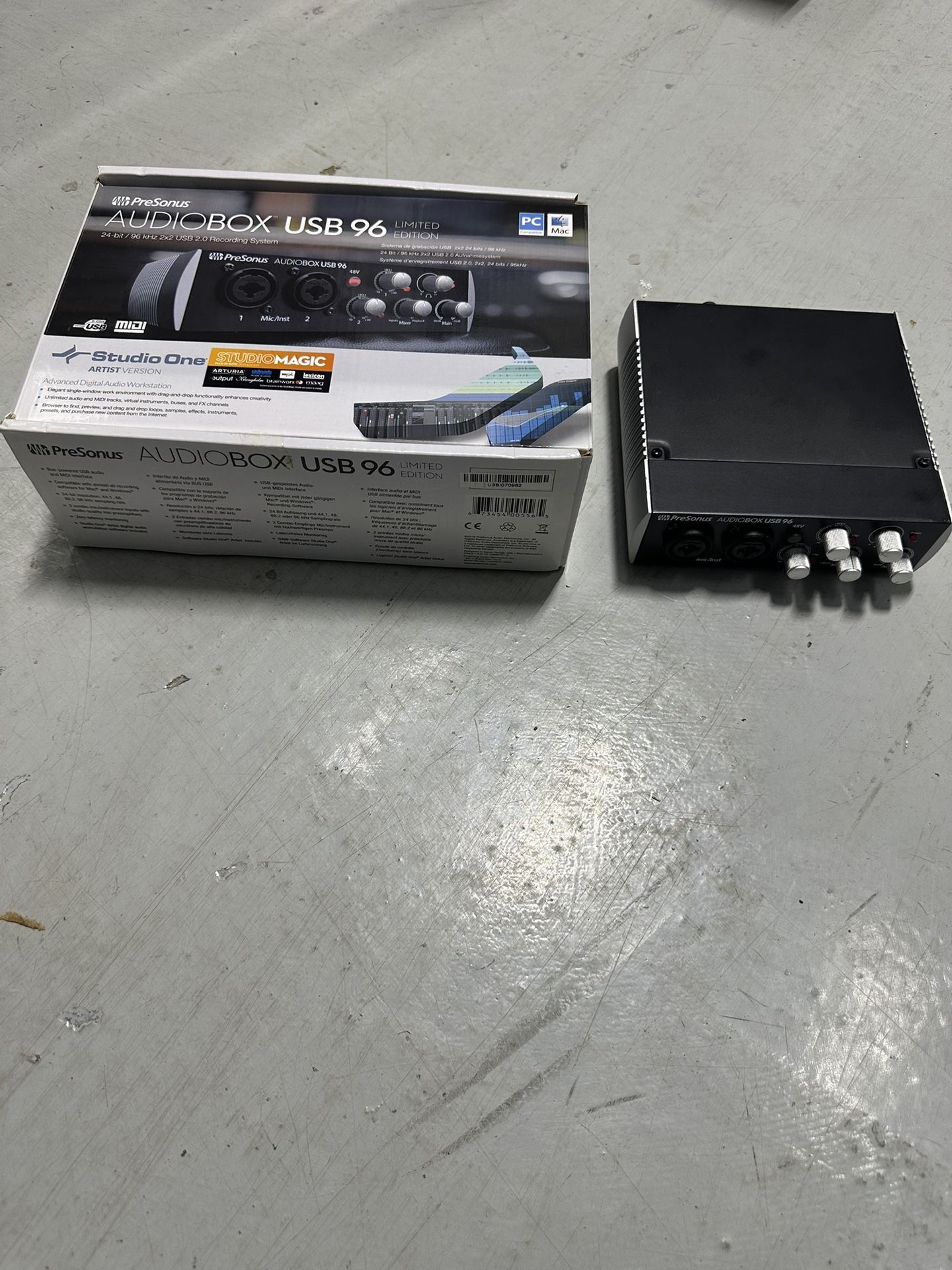 Presonus Audiobox USB 96 Audio Interface