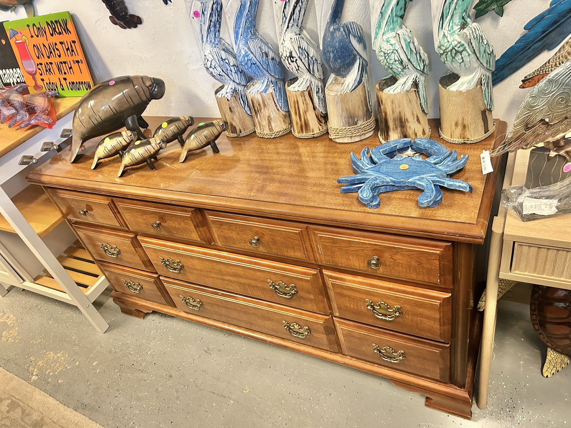Solid Wood Dresser 