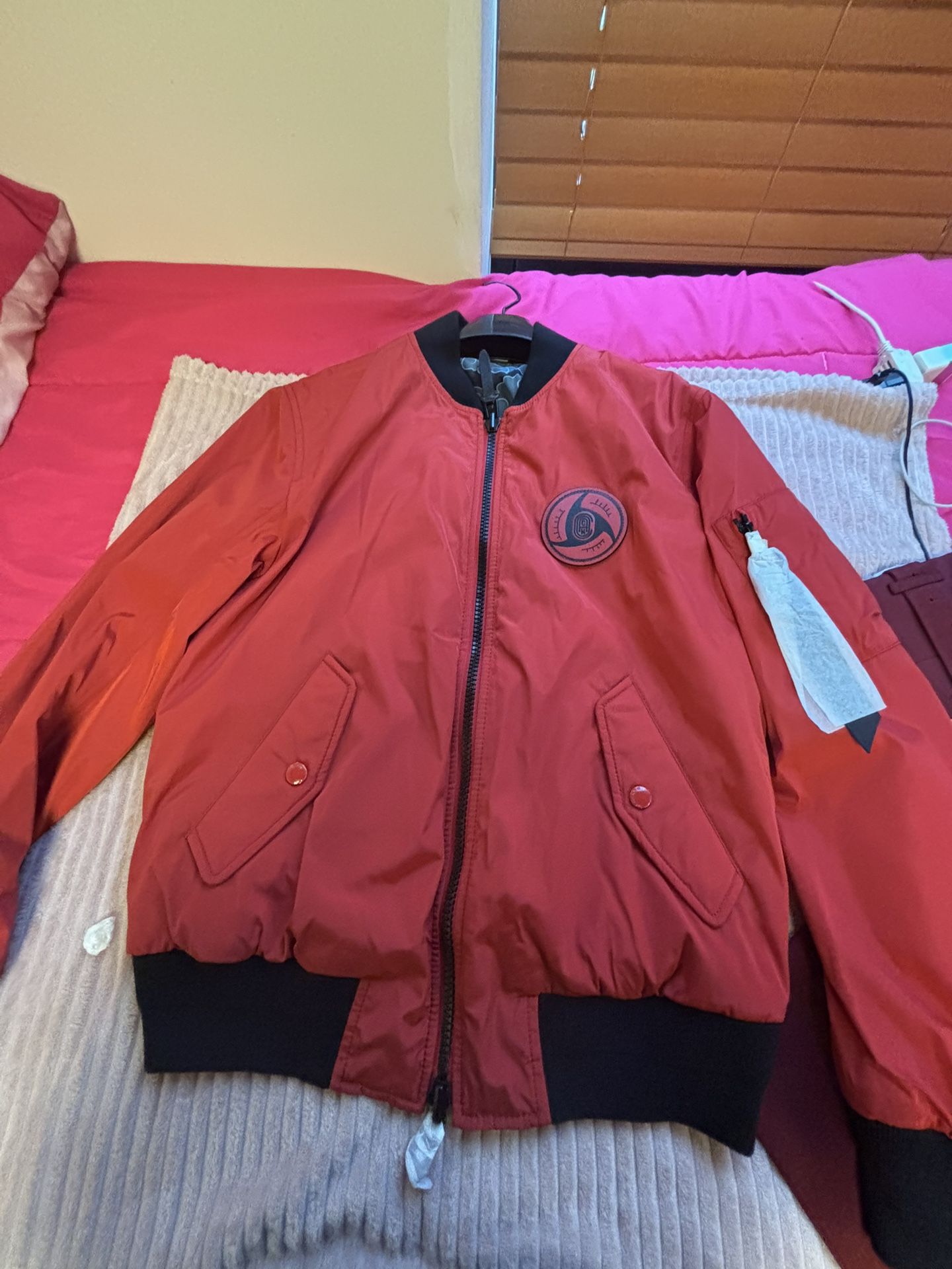 Coach Naruto Michael b Jordan MA-1 Jacket Itachi Uchiha Men's