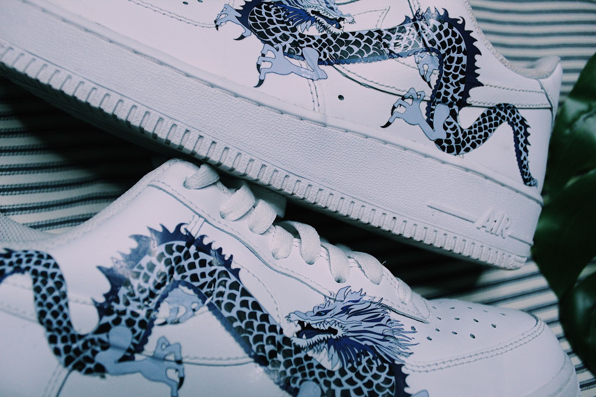 Nike Air Force 1 Blue Dragon