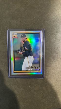 Paul Skenes Topps Chrome 75th Anniversary Refractor Card