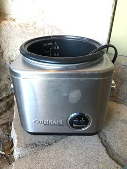 Cuisinart rice cooker PERFECT other than missing original lid
