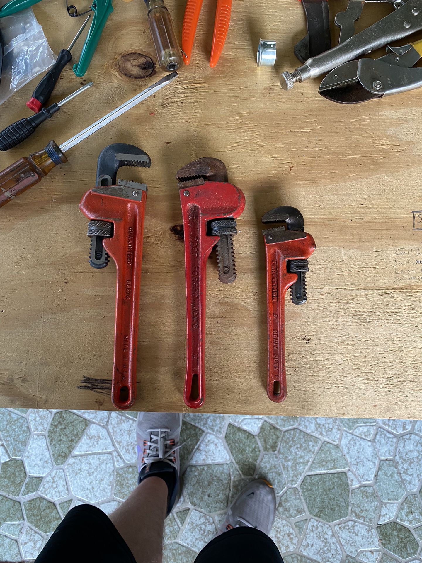 Craftsman Pipe Wrenches