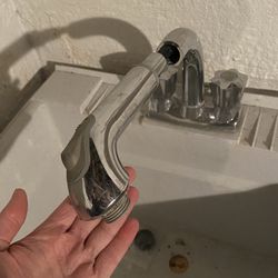Utility Sink With Sprayer