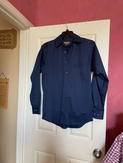 Ariat Men's Navy Blue Button-Up Shirt