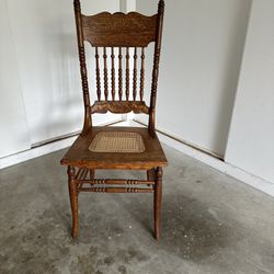 Beautiful Carved Wood Antique Chair