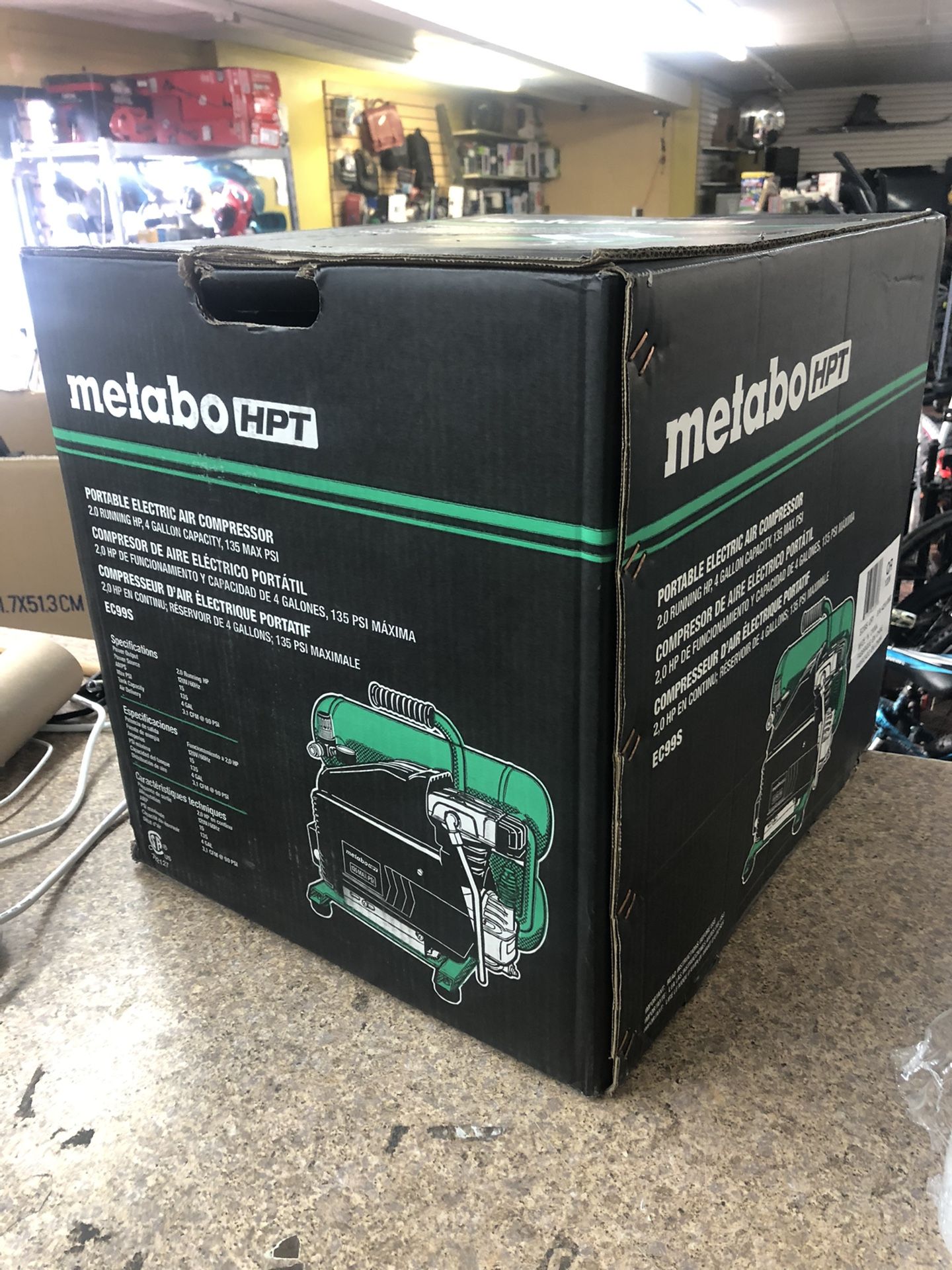 Metabo Air Compressor 135 Psi