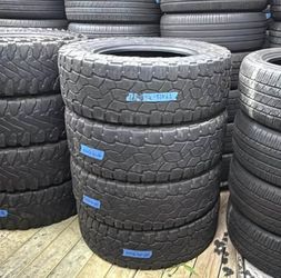 37 x 12.50 R20 Toyo Open Country Set of 4 Used