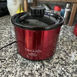 Red Crock-Pot Little Dipper 16 oz. Warmer