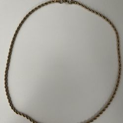 Gold Plated rope chain