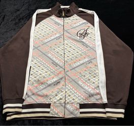 Men Large Vintage Y2K South Pole Full Zip Jesse Pinkman Grunge Style Sweater