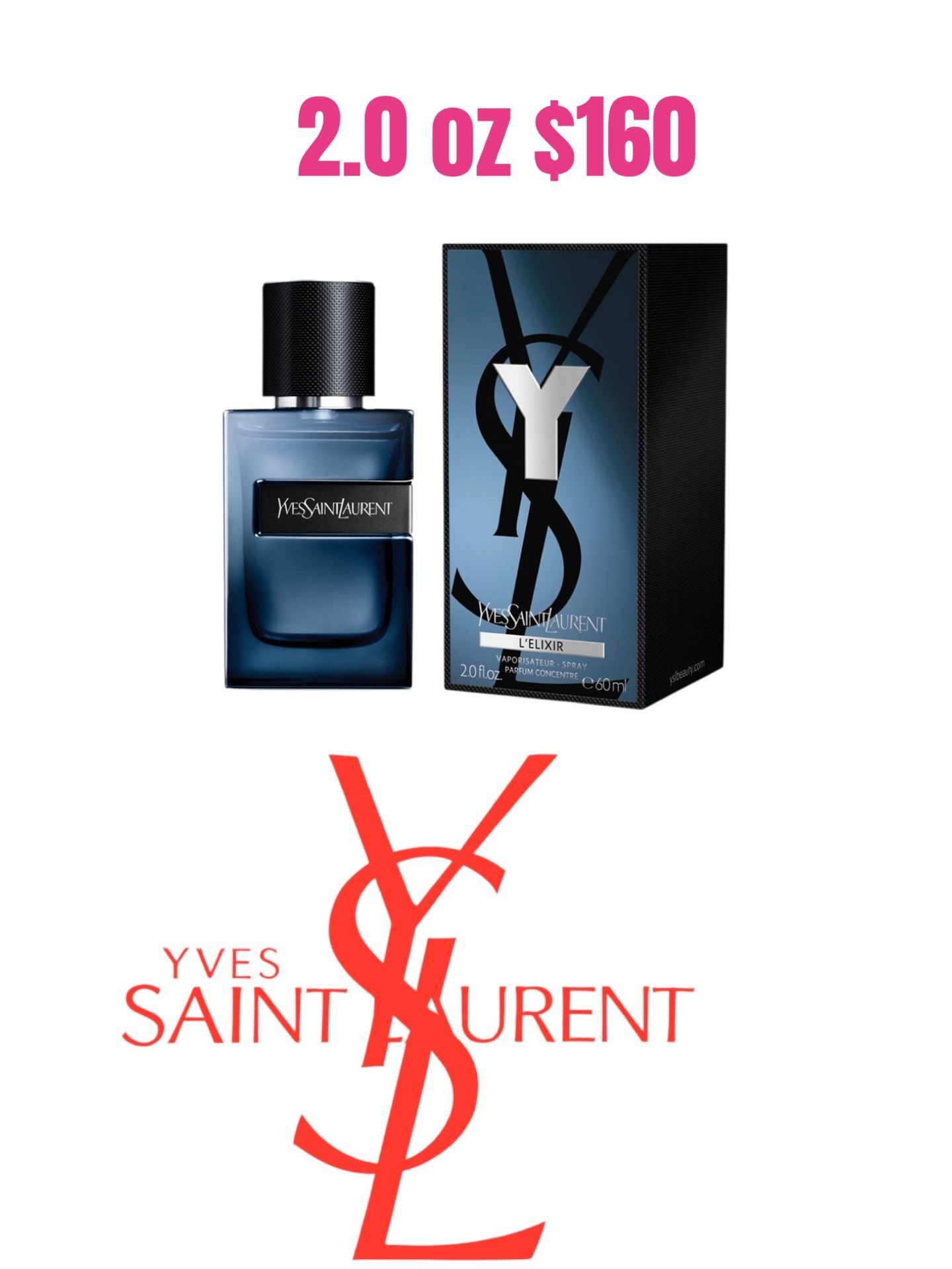 Yves Saint Laurent New! Men's Y Elixir Spray, 2 oz. 💖💖💯original FIRM PRICE ✅ NO OFFERS ❌