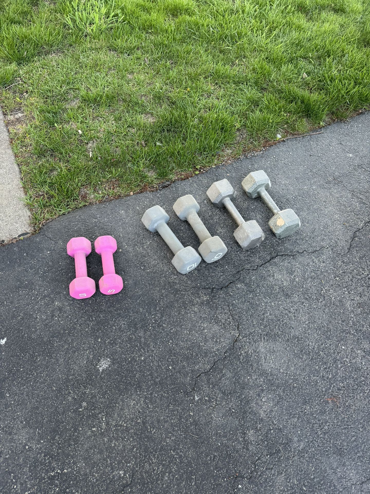 Dumbbells Set- 5LB, 10LB, 15LB (Buy all or individually see description)