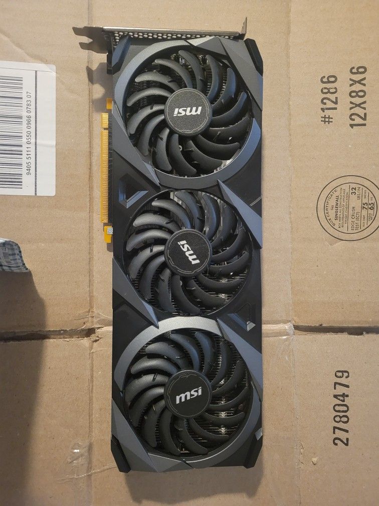 MSI GeForce RTX 3060 Ti VENTUS 3X OC LHR 8GB GDDR6 Graphics Card