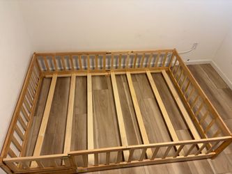 Toddler floor bed
