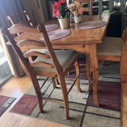 Wood Dining Room Table Set 