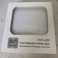 New UVC-LED Toothbrush Sterilizer