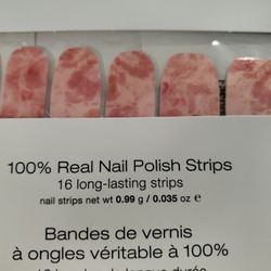 100% REAL NAIL POLISH STRIPS 