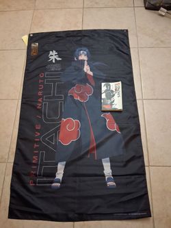 Naruto Wall scroll & Book $30 Dlls.