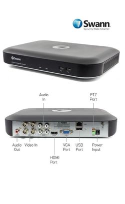 Swann 5580 4K 4 channels DVR4-5580 4 CH 4K Ultra HD Digital Video Recorder 1TB DVR4-5580