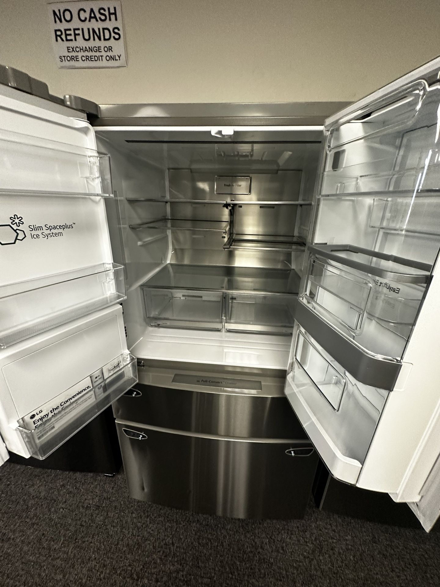 New Lg Four Door In Door Refrigerator