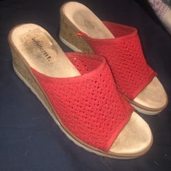 Red/Beige Wedges With Possible Awesome Surprise Deal