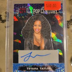 Teyana Taylor Leaf Pop Century Autograph 