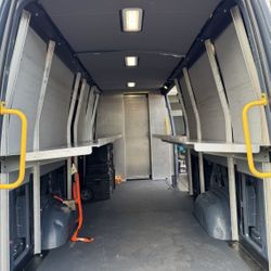 2019-2025 Mercedes Sprinter Aluminium Folding Shelves 170WB