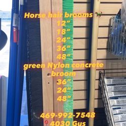 Horse Hair Brooms