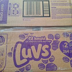 Luvs Diapers Size 2, Count 264. $30