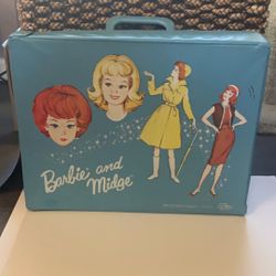 Vintage 1964 Barbie And Midge Case