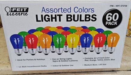 Assorted Color Light Bulbs