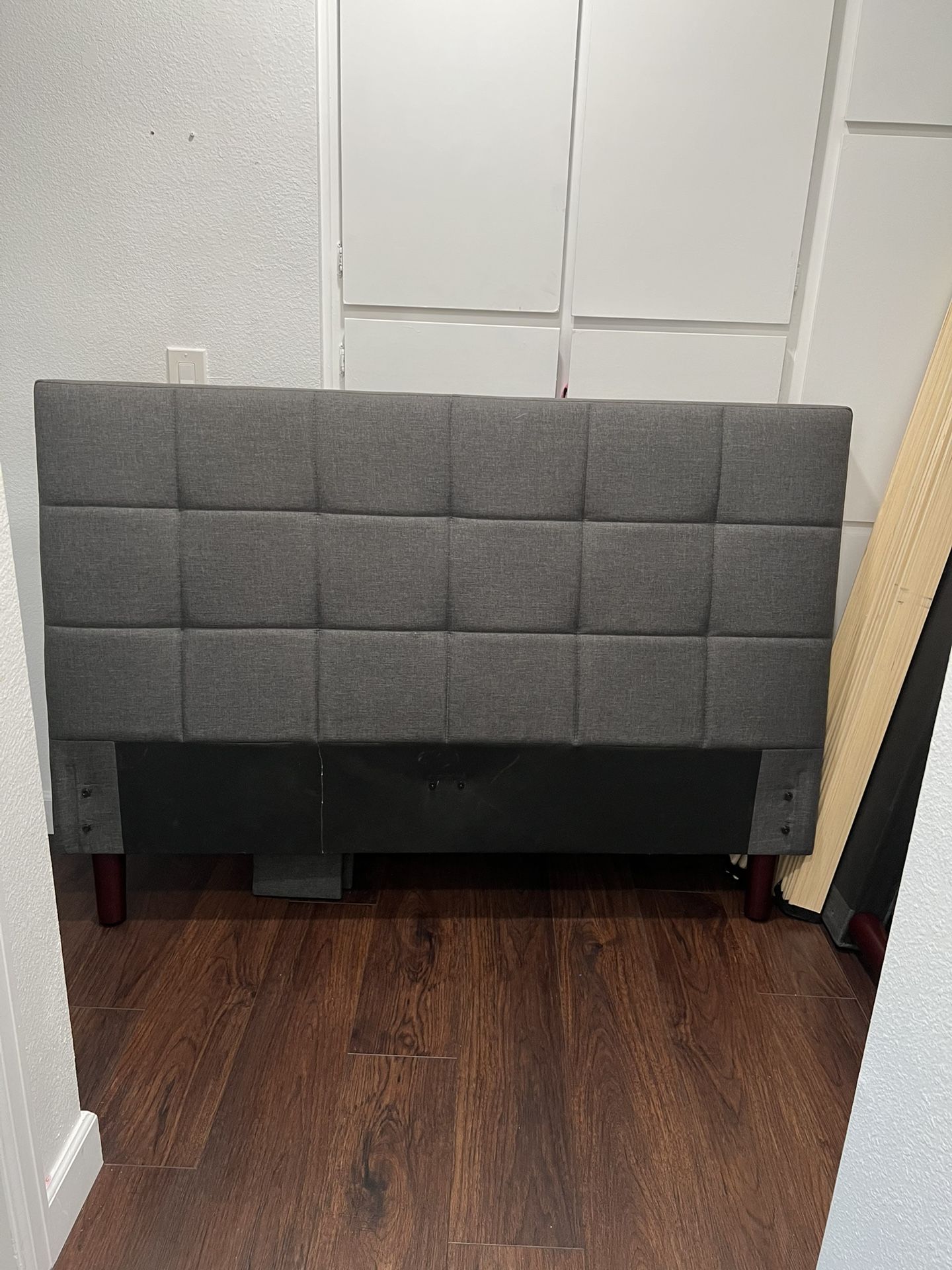 Queen Upholstered Platform Bed Frame