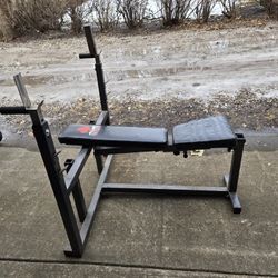 Old Olympic Bench Press--