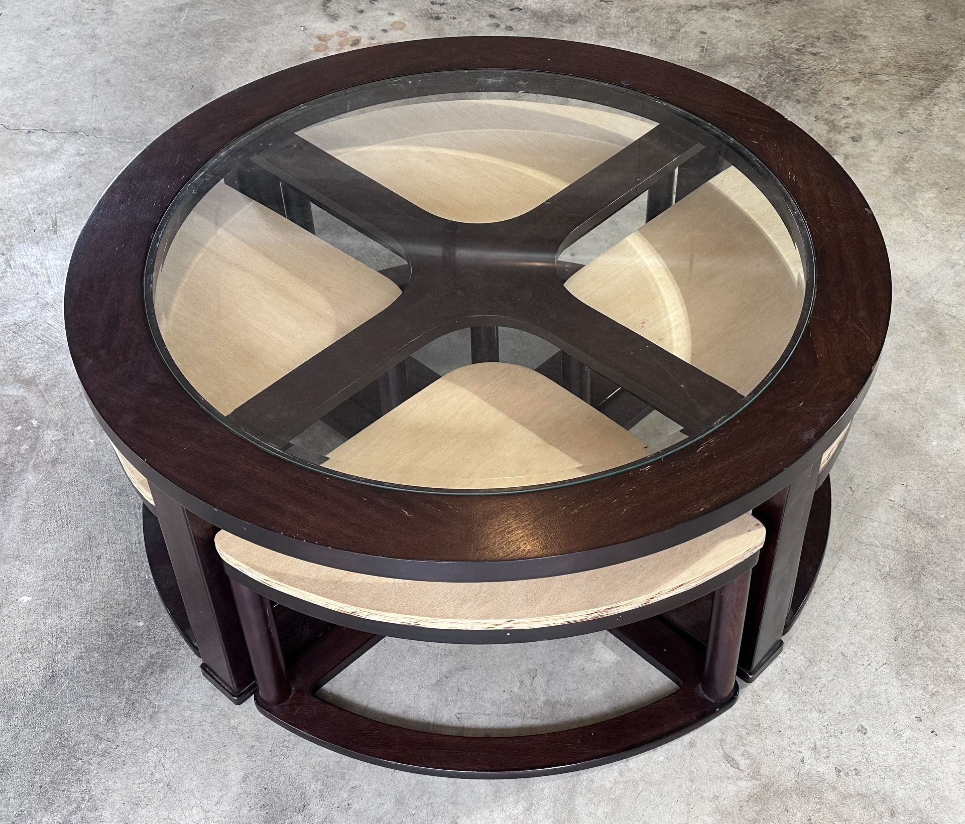 Coffee Table With Stools