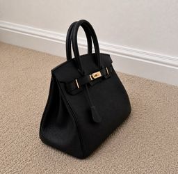 Black Togo Gold Hardware