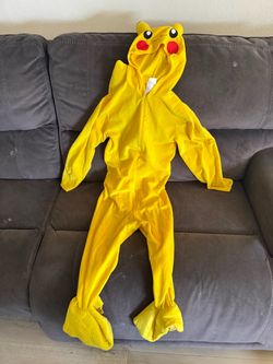 Pikachu One-Piece Costume Jumpsuit