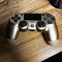 Gold Ps4 controller