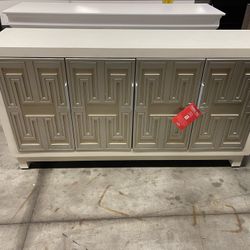 White And Gold Console Table