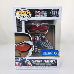 Funko Pop Falcon Winter Soldier Captain America #817 Walmart Exclusive Excellent Condition
