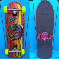 Vintage Sims Pierre Andre Street Complete Skateboard Gullwing Sidewinder Trucks
