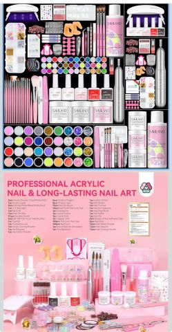 SAVILAND Acrylic Nail Kit with Drill (Full Set)