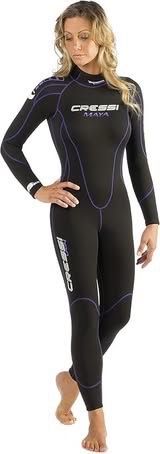 Cressi Maya 2.5 mm Lady, Black/Lilac, M