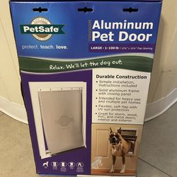 Nib Pet Safe Freedom Aluminum Pet Door -Large 