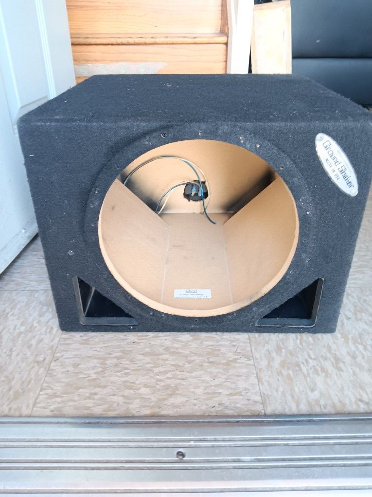 12" SUBWOOFER BOX Ground Shaker