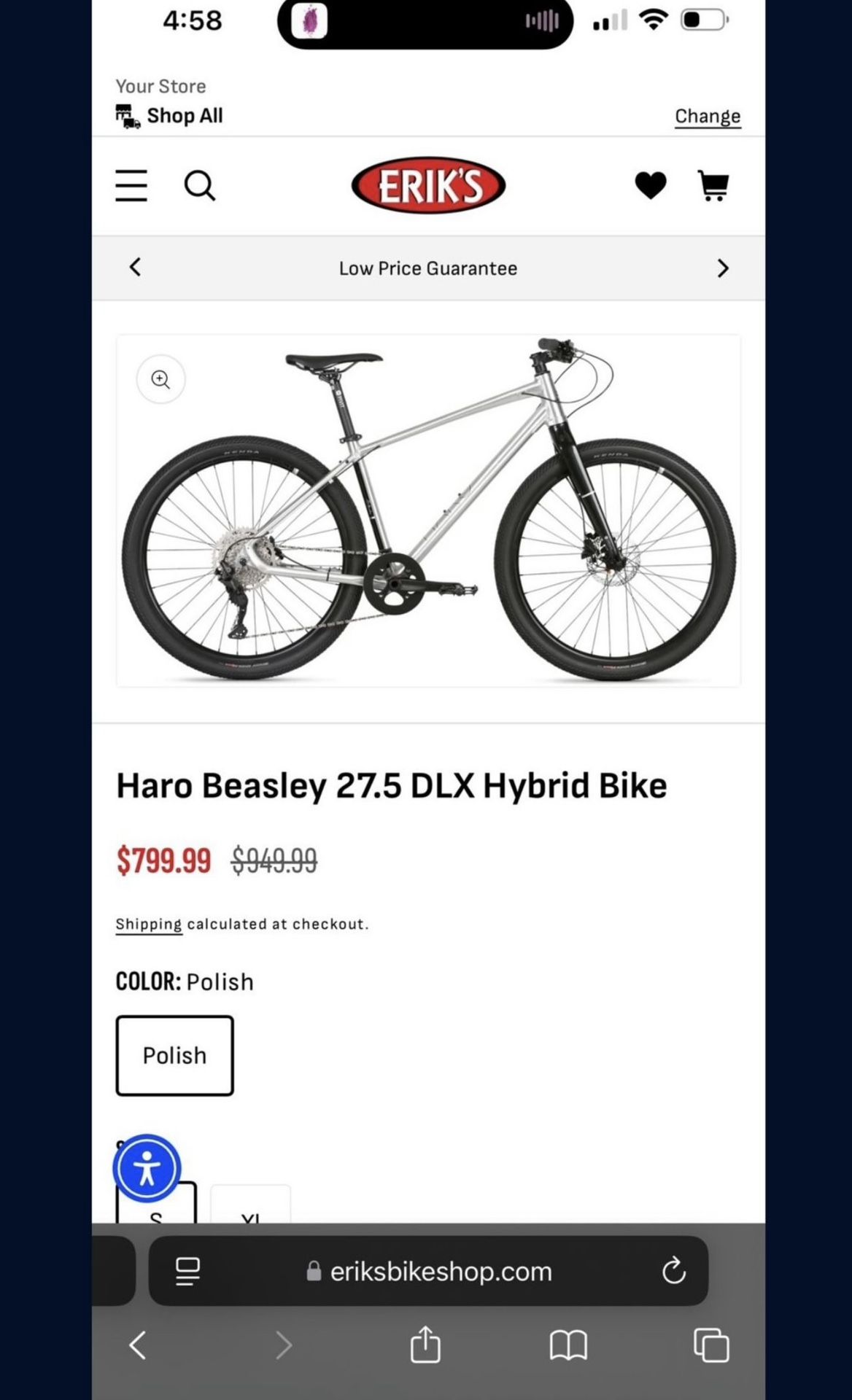 Haro Beasley Hybrid Bike - Main Image
