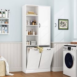 Double Tilt Out Laundry Hamper