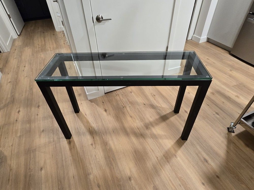 Crate & Barrel Parson Console Table